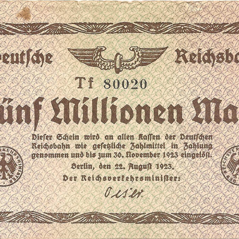5 миллионов марок, 1923 год (2)