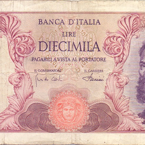 10000 лир, 1962 год