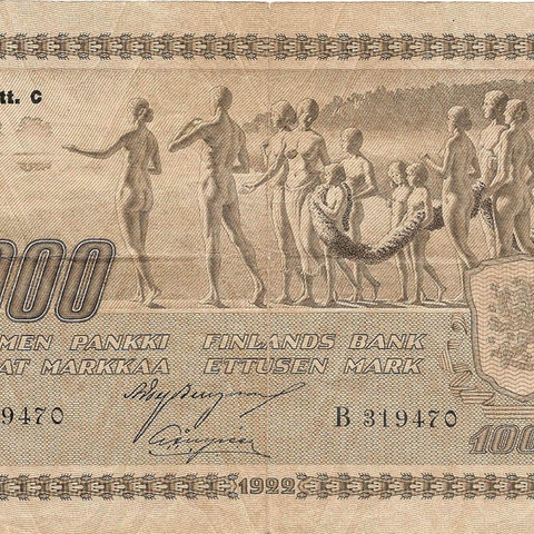 1000 марок, 1922 год (Litt.C)