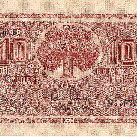 10 марок, 1945 год (Litt.B)