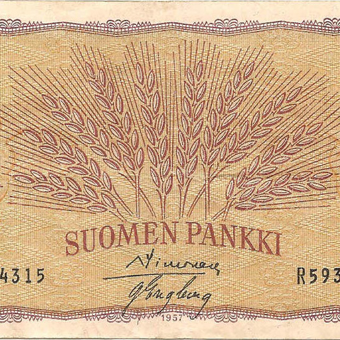 100 марок, 1957 год
