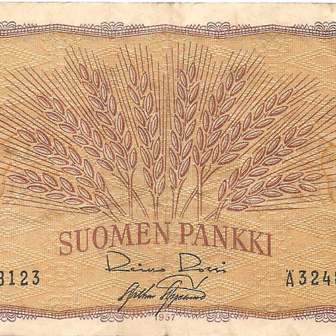 100 марок, 1957 год (иные подписи)