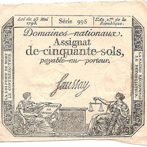 15 солей, 1793 год.