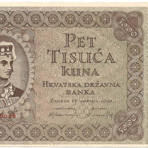 5000 кун, 1943 год