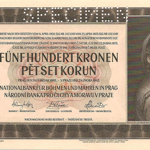 500 крон 1942 год - образец (2)