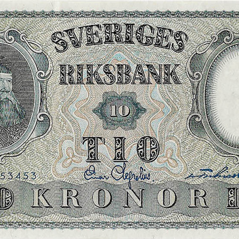 10 крон, 1953 год