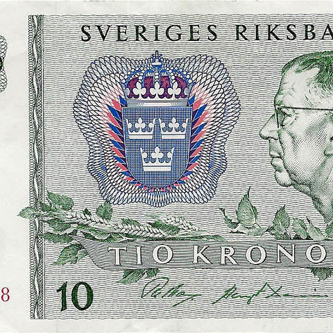 10 крон, 1990 год