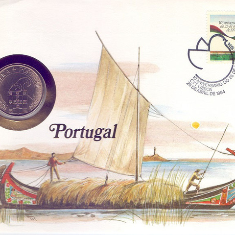Португалия - 25 эскудо, 1984 год