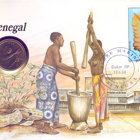 Сенегал - 25 франков, 1989 год