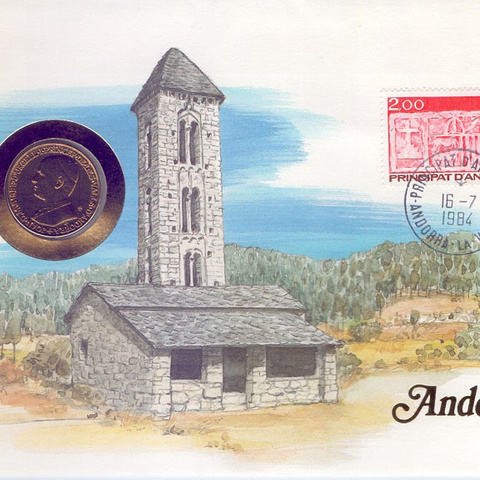 Андорра - 1 динер, 1983 год