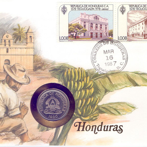 Гондурас - 10 сентаво, 1980 год