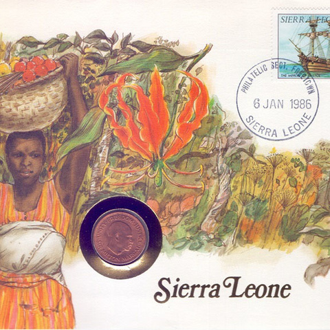 Сьерра-Леоне - 1/2 цента, 1964 год