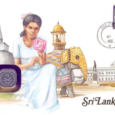 Шри-Ланка - 5 центов 1973 год