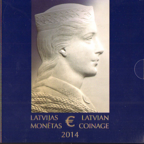 Латвия - Набор Евро, 2014 год