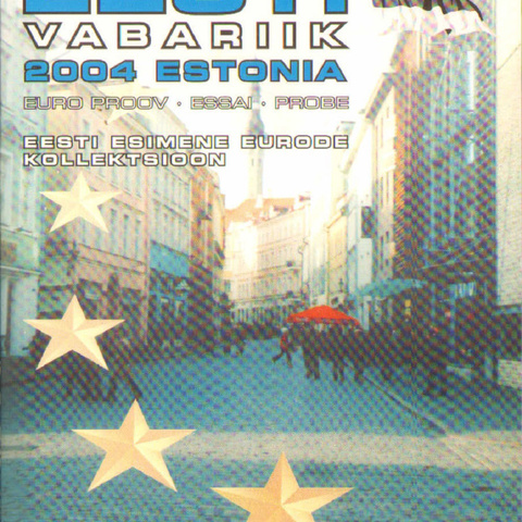 Эстония - Набор Евро (проба-образец), 2004 год