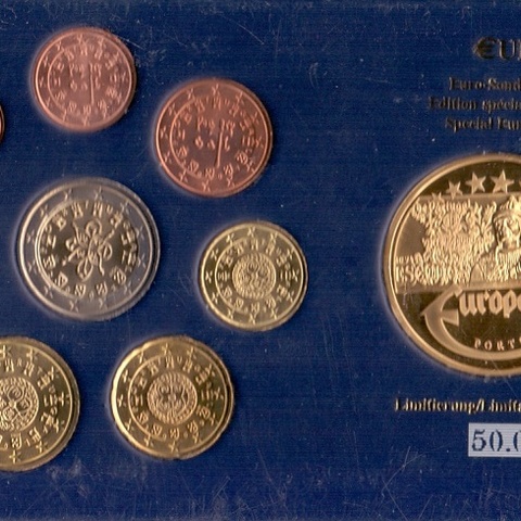Португалия - Набор евро, Жетон 2003 год