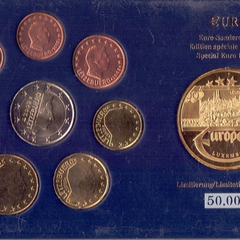 Люксембург - Набор евро, Жетон 2003 год