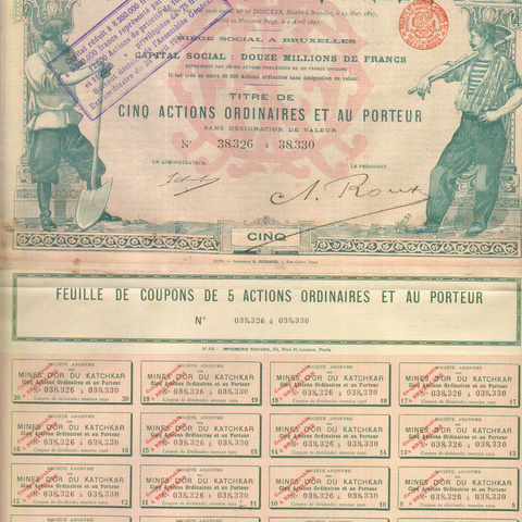 АО Золотые прииски на р.Качкар, 1897 год - 5
