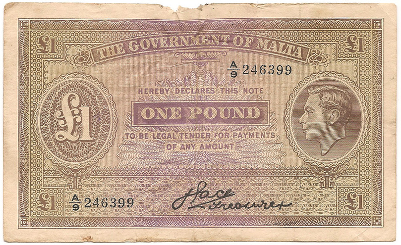1 фунт, 1940 год