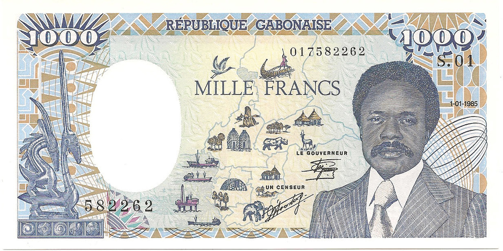 1000 франков, 1985 год