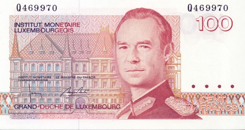 100 франков 1993 год