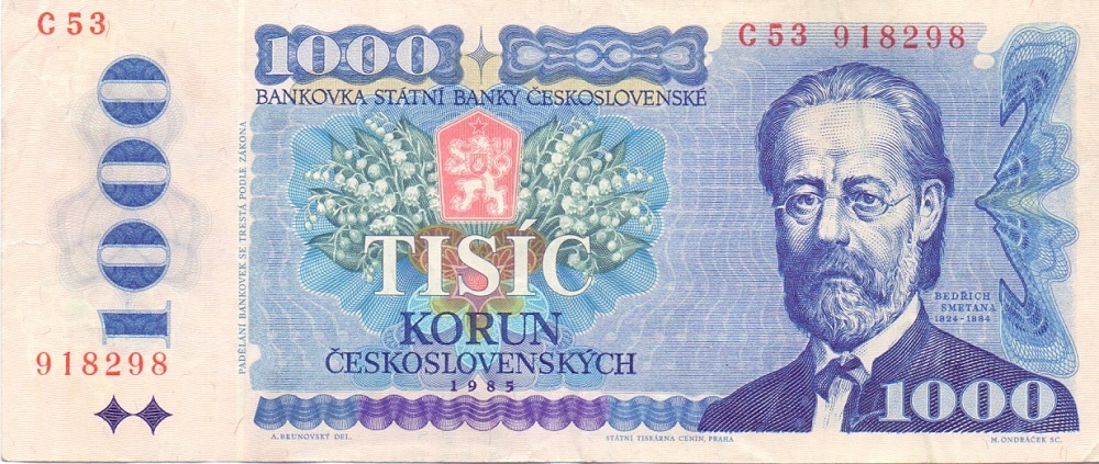 1000 крон, 1985 год