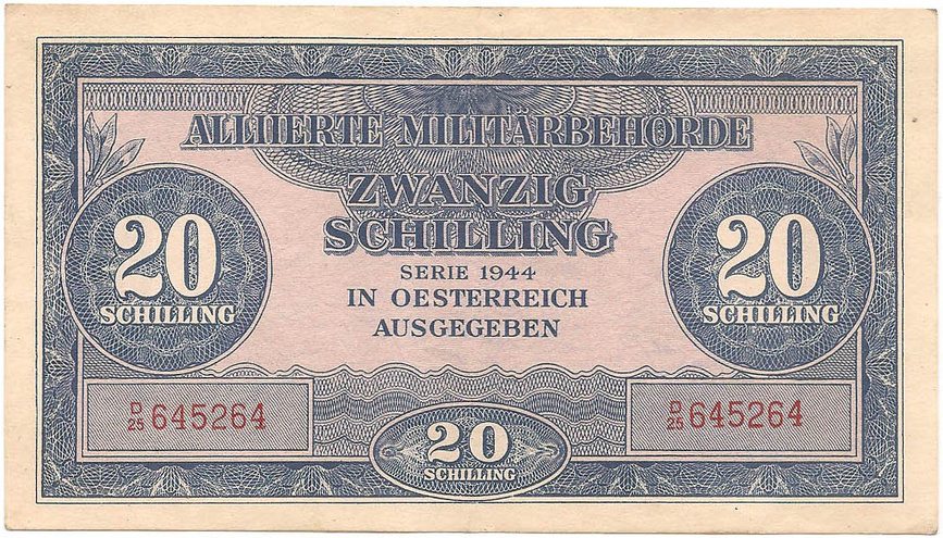 20 шиллингов, 1944 год