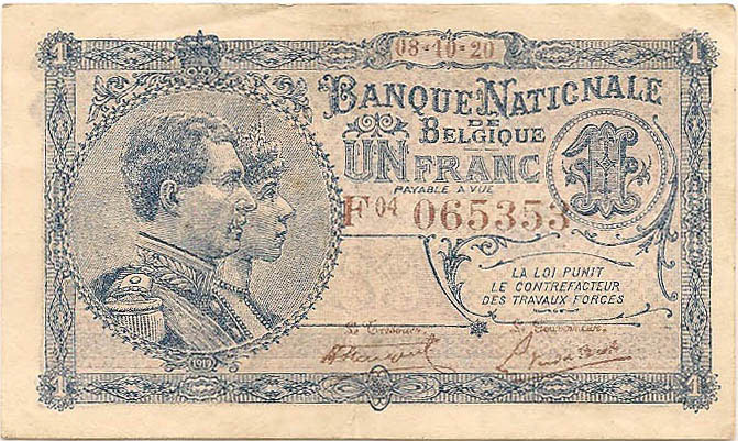 1 франк, 1920 год (2)