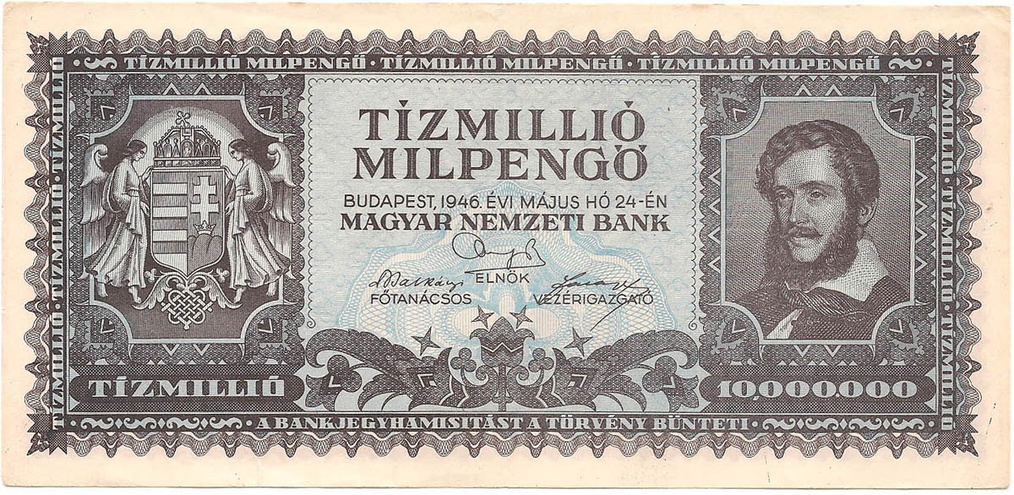 10 миллионов пенго, 1946 год