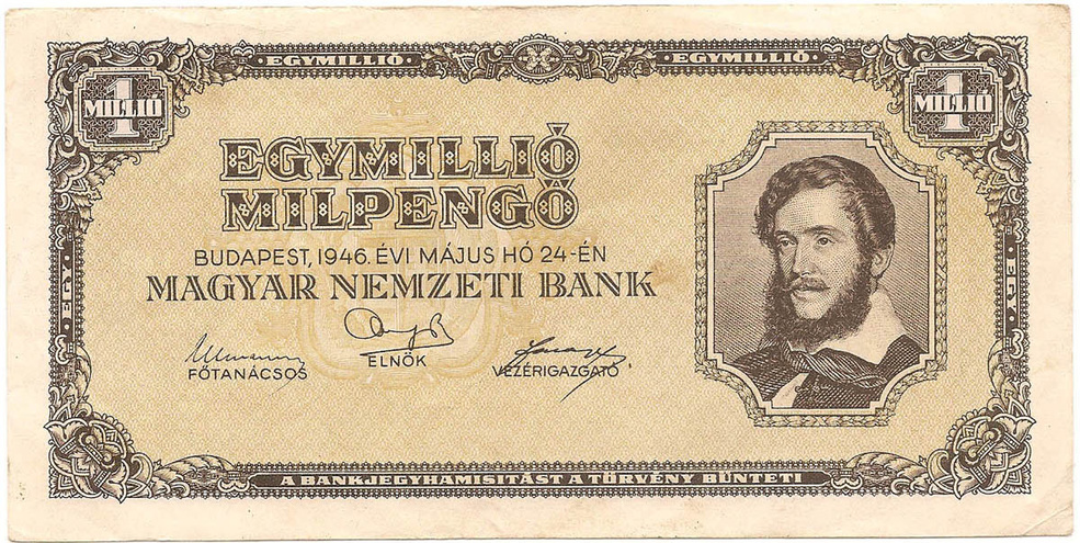 1 миллион пенго, 1946 год