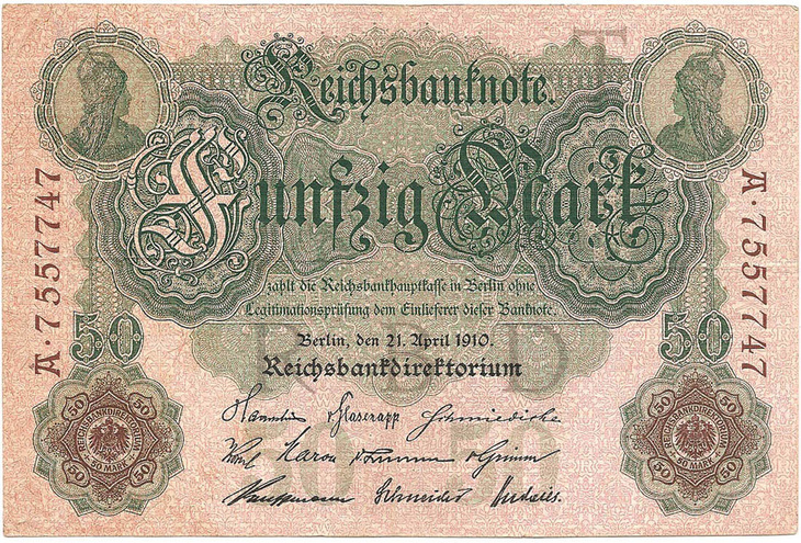 50 марок, 1910 год