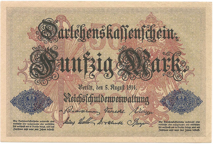 50 марок, 1914 год