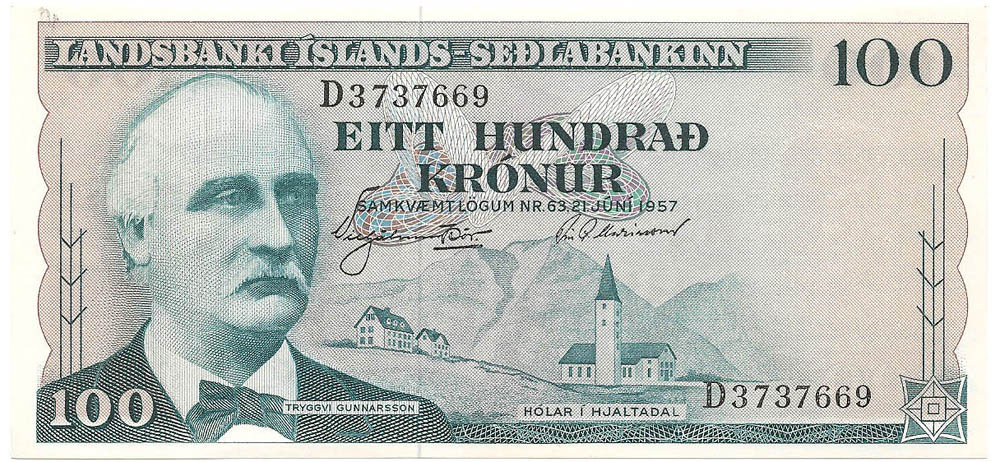 100 крон, 1957 год (Jonsson-Mariasson)