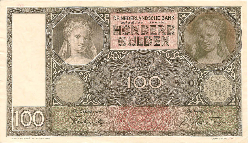 100 гульденов, 1941 год