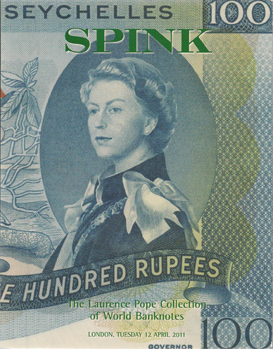 SPINK. The Laurence Pope Collection of World Banknotes (Апрель, 2011)