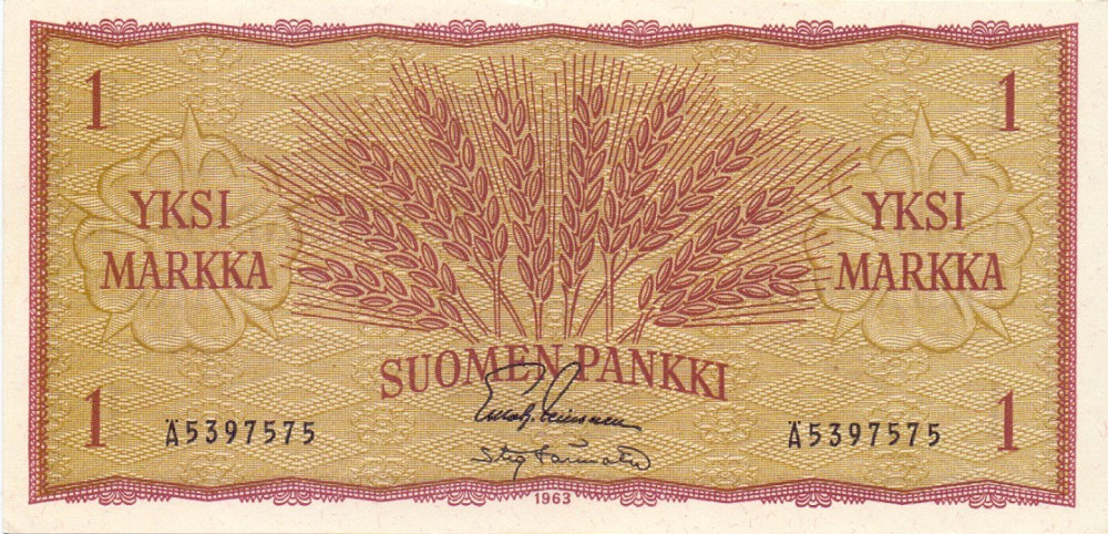 1 марка, 1963 год