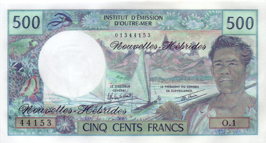 500 франков, 1979 год UNC