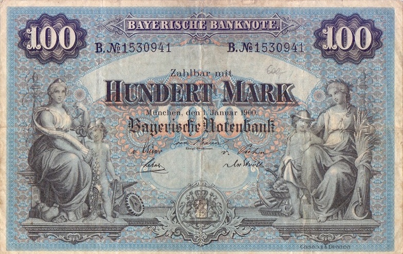 100 марок, 1900 год