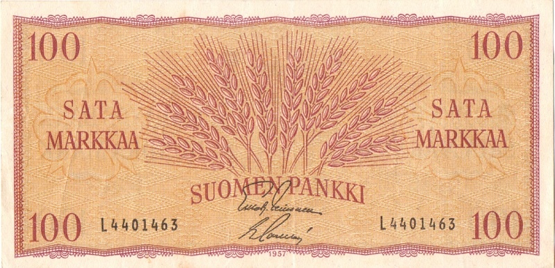 100 марок, 1957 год