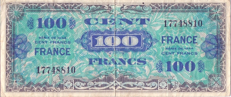 100 франков, 1944 год