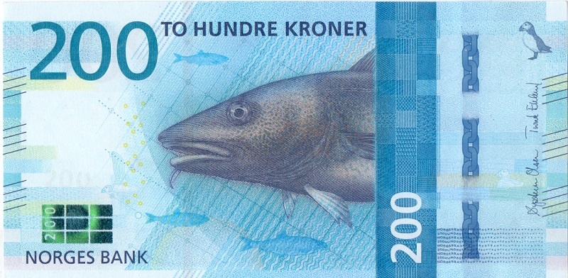 200 крон, 2016 год UNC