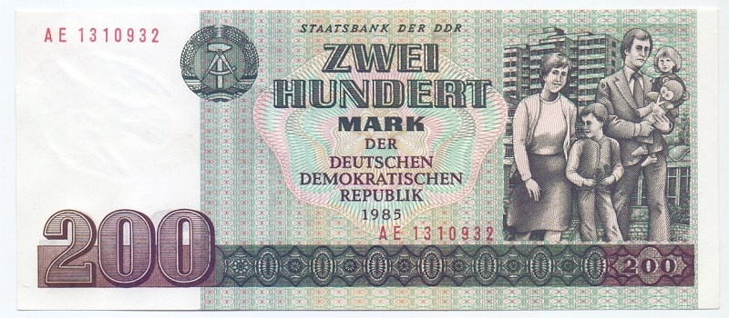 200 марок, 1985 год