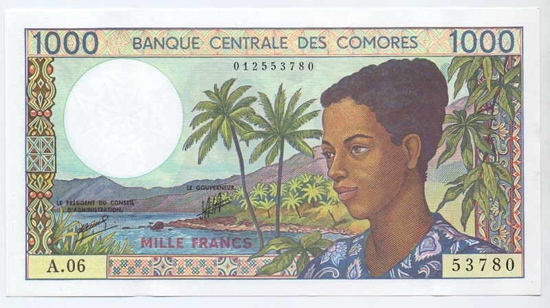 1000 франков, 1984 год