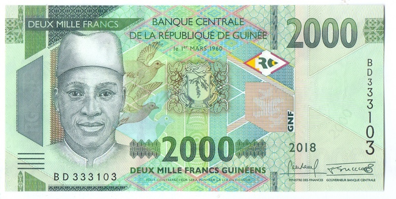 2000 франков, 2018 год
