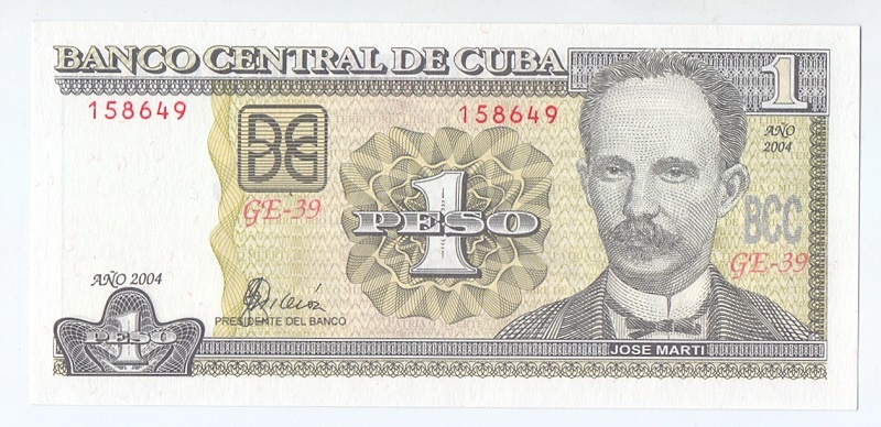 1 песо, 2004 год UNC
