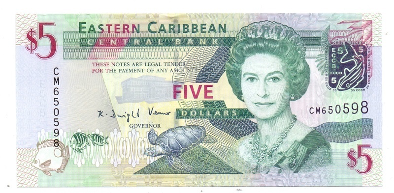 5 долларов, 2008 год UNC