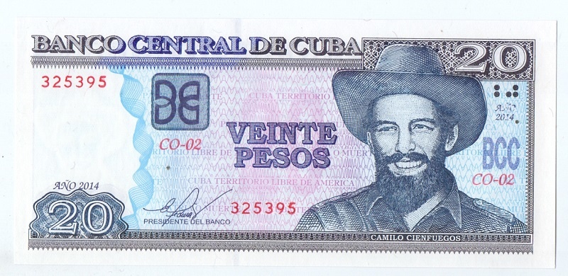 20 песо, 2014 год UNC