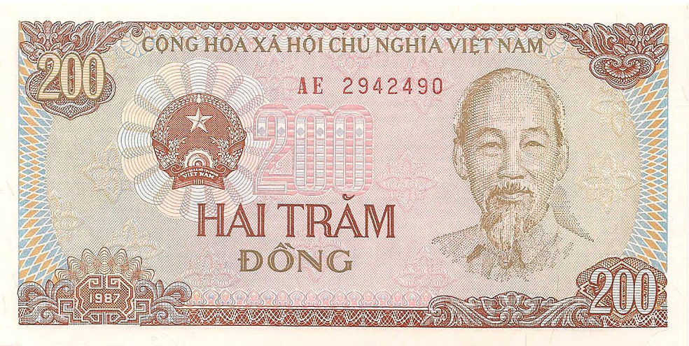 200 донг, 1987 год