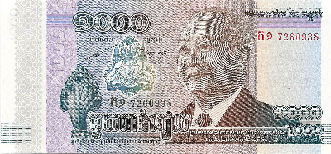 1000 риэлей, 2013 год