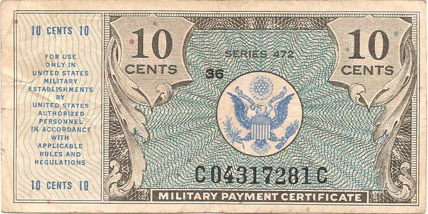 10 центов, 1948 год (472-я серия)